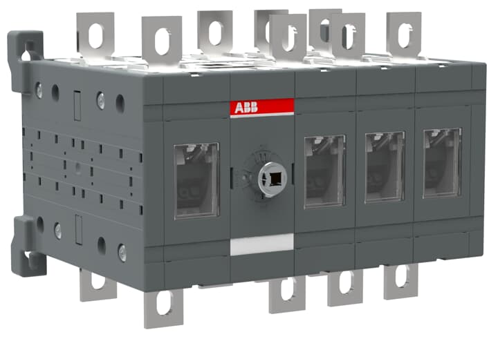 ABB - Manual change-over switch I-O-II operation open transition IEC type OT160E13C COMMUTATORE 1-0-2 4P 160A.