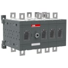 ABB - Manual change-over switch I-O-II operation open transition IEC type OT160E13C COMMUTATORE 1-0-2 4P 160A.