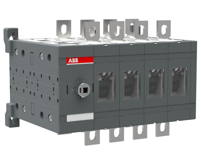 ABB - Comm. 1-0-2 4P 250A Manual Change-Over Switch I-O-II Operation Open Transition IEC Type OT250E04C