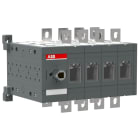 ABB - Manual change-over switch I-O-II operation open transition IEC type OT400E04C COMMUTATORE 1-0-2 4P 400A. EO 389 0