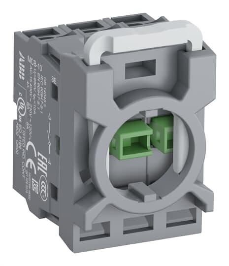 ABB - Contatto con porta contatti MCBH-30 per un'efficace gestione delle connessioni elettriche.