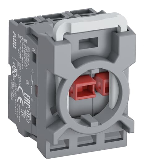ABB - Contatto con porta contatti MCBH-03 per un'efficace gestione delle connessioni.