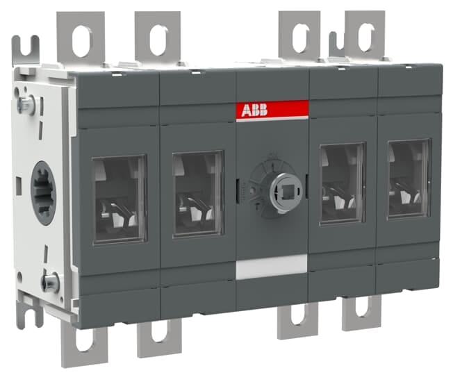 ABB - Front operated switch-disconnector OT250E22 250A 4P: un sezionatore affidabile e potente per garantire la massima sicurezza e funzionalità.