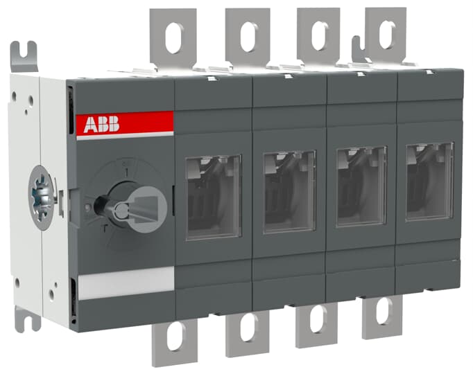 ABB - Front operated switch-disconnector OT400E04 400A 4P: un sezionatore affidabile e potente per garantire la massima sicurezza e funzionalità.