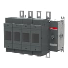 ABB - Switch fuse, front operated, 4-poles, DIN, 200A - OS200D40N2 SEZ. Fusibilato NH 200A 4P.