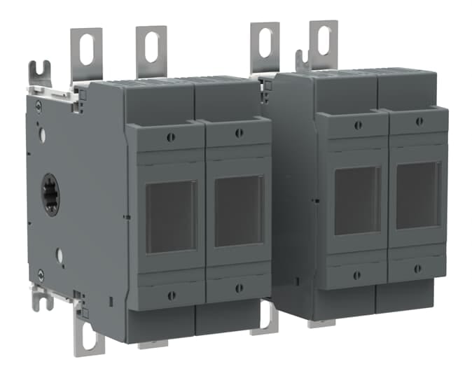 ABB - Switch fuse front operated 4 poles DIN 200A OS200D22N2 SEZ FUSIBILATO NH 4P.