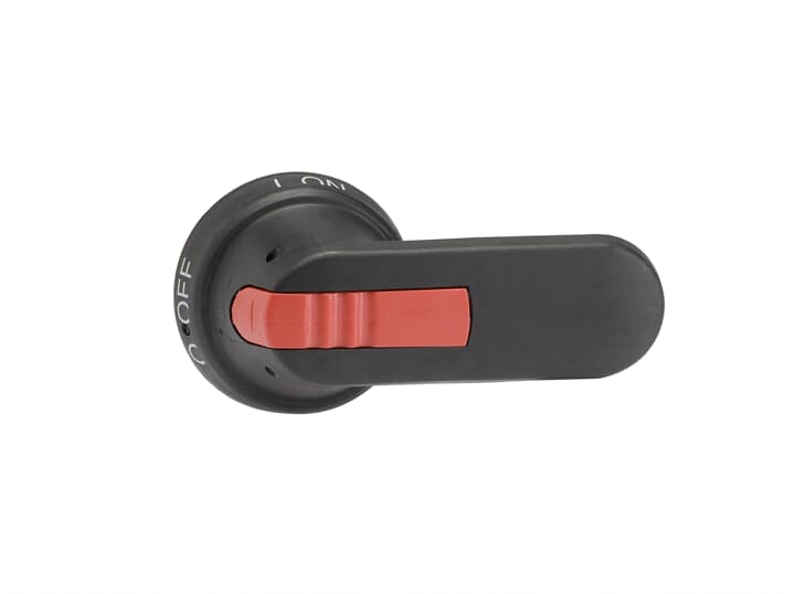 ABB - Maniglia a leva nera 95mm OHB95J12 con manico nero EO 471 6