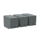 ABB - Terminal shrouds OTS400G1S/3 calotta bassa grigia 3P.