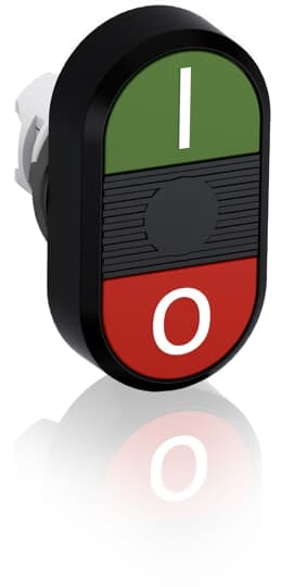 ABB - Modular Double Pushbutton Green/Red MPD2-11B P. DOPPIO