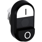 ABB - Modular Double Pushbutton White/Black MPD17-11B I/0 BIA-NER