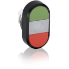ABB - Green/Red Modular Double Pushbutton MPD1-11C P. DOPPIO LUMINOSO TRASP