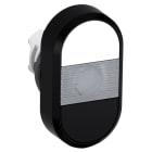 ABB - Modular Double Pushbutton White/Black MPD5-11C P. DOPPIO LUMINOSO TRASP