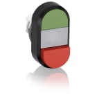 ABB - Green/Red Modular Double Pushbutton MPD12-11C P. DOPPIO LUMINOSO TRASP