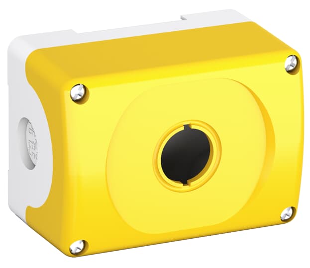 ABB - Custodia gialla/grigio 1foro enclosure 1-pos#mepy1-0. EO 561 4