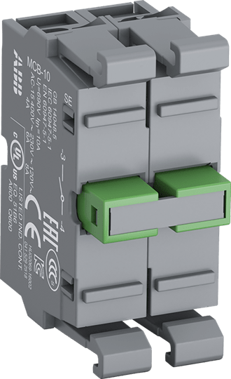 ABB - CONTACT BLOCK MCB-20 CONTATTI ASSEMBLATI 2NA