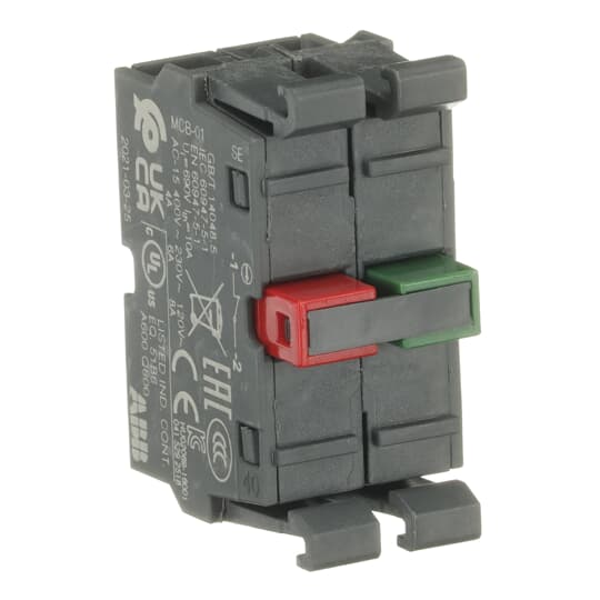 ABB - Contatti assemblati MCB-11 1NA+1NC per il blocco di contatti.