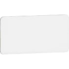 ABB - Legend plate KA1-8121 piastrina in alluminio nera. EO 607 5