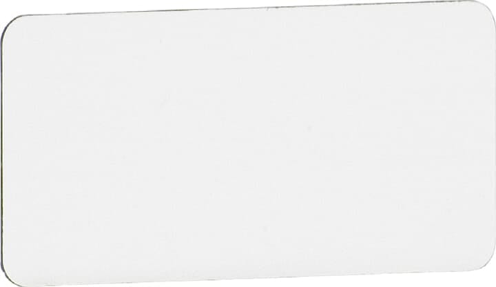 ABB - Legend plate KA1-8121 piastrina in alluminio nera.
