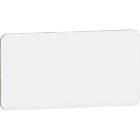 ABB - Legend plate KA1-8121 piastrina in alluminio nera. EO 607 5