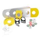 ABB - Piastrina in alluminio grigia per LEGEND PLATE MA6-1061.