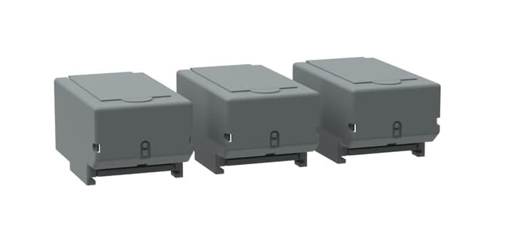 ABB - Single pole terminal shroud OSS400G1S/3 bassa grigia 3P.