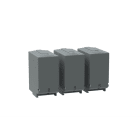 ABB - Single pole terminal shroud OSS400G1L/3 calotta alta grigia 3P.