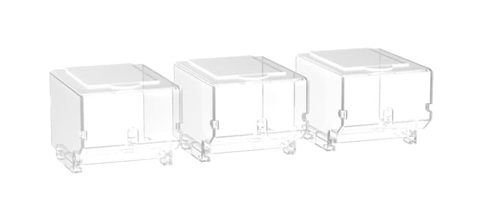 ABB - Terminal Shroud OSS400T1S/3 Calotta Bassa Trasparente 3P - Protezione e trasparenza per il tuo impianto elettrico.