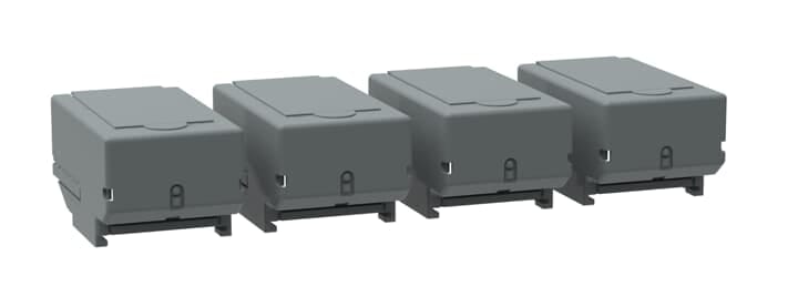 ABB - Single pole terminal shroud OSS400G1S/4 calotta bassa grigia 4P.