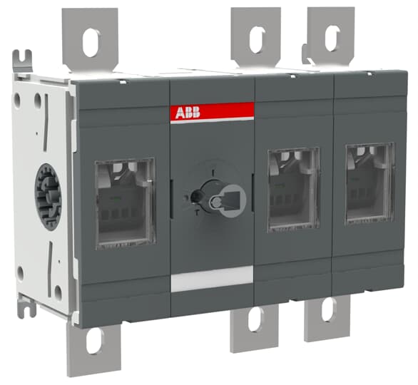 ABB - Front operated switch-disconnector OT800E12 800A 3P: sezionatore per interruttori a comando frontale da 800A a 3 poli.