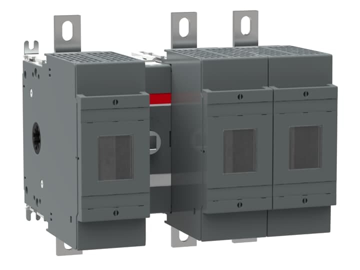 ABB - Switch fuse, front operated, 3-poles, DIN, 400A - OS400D12 SEZ. Fusibilato NH 400A 3P.