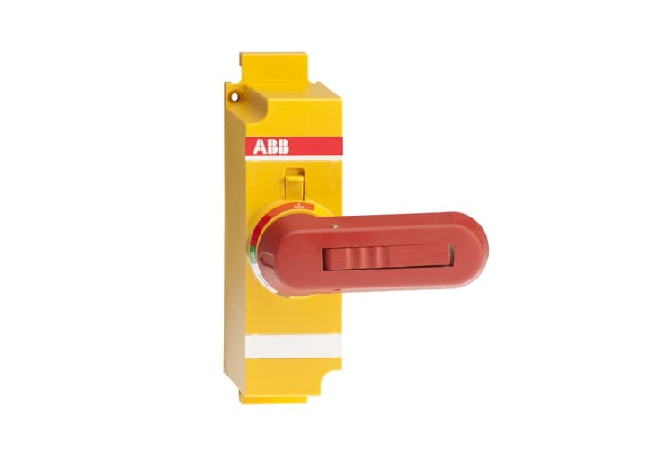 ABB - Maniglia diretta montata frontalmente, operata anteriormente OSVY250DK R/Y OS20..250.
