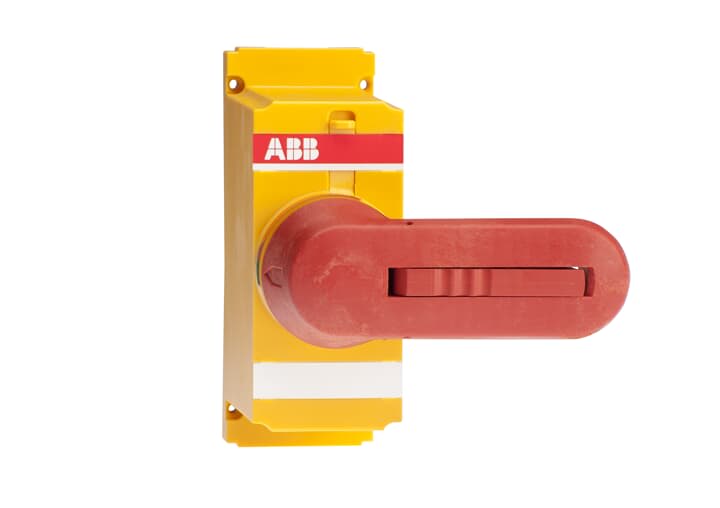 ABB - Maniglia diretta montata frontalmente, operata anteriormente OSVY400DK R/Y OS400D.