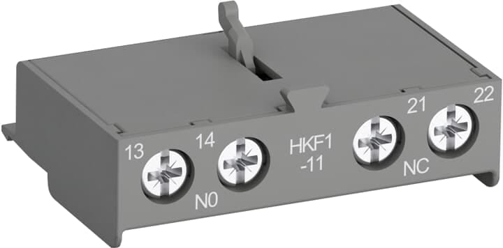 ABB - HKF1-11 auxiliary contact for front mounting, 1NA+1NC for MS.