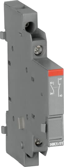 ABB - HK1-11 Aux.-contact 1 NO + 1 NC CONT. AUX LAT. 1NA+1NC PER MS.