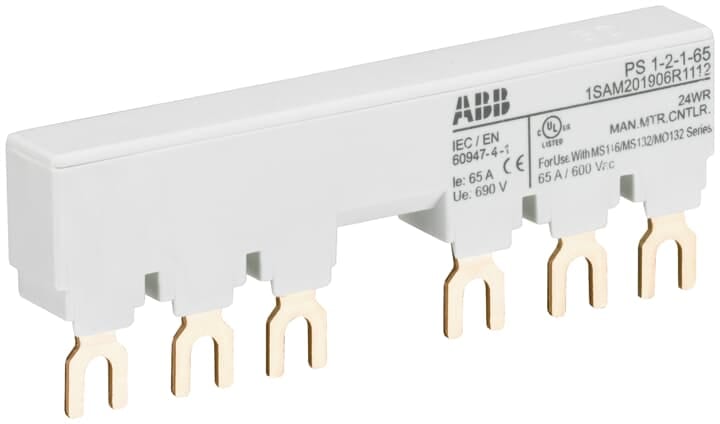 ABB - PS1-2-1-65 3-phase busbar per barre coll. x 2 MS116/132 + 1 AU.
