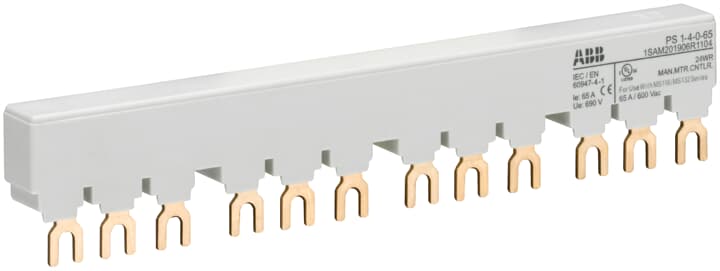 ABB - PS1-4-0-65 3-phase busbar e BARRE COLL. X 4 MS116/132 per un'installazione efficiente ed affidabile.
