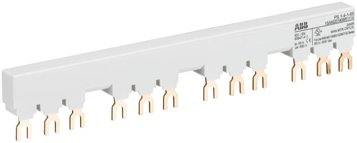 ABB - PS1-4-1-65 3-phase busbar coll. x 4 MS116/132 + 1 AU. EP 123 2