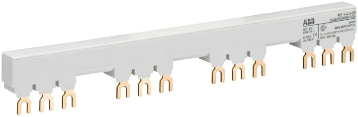 ABB - PS1-4-2-65 3-phase busbar coll. x 4 MS116/132 + 2aux.
