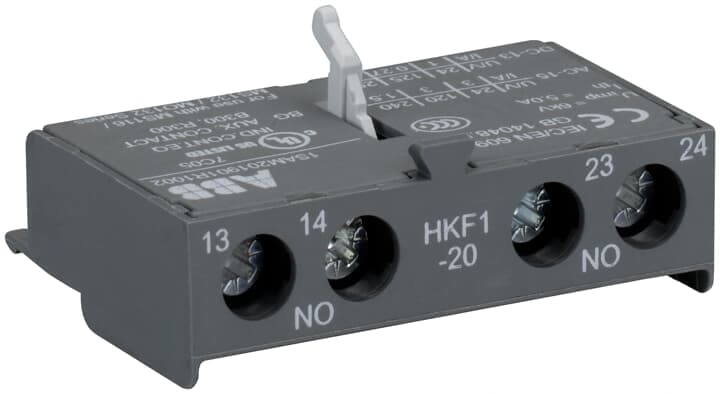 ABB - HKF1-20 Aux.-contact 2NO, front mounting CONT. AUX. FRONT 2NA PER MS.