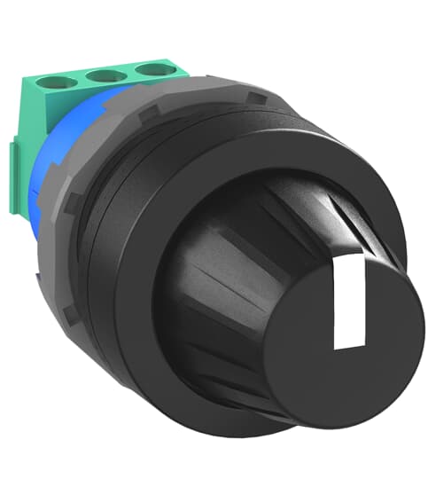 ABB - Potenziometro modulare nero MT-150B per regolazione precisa.