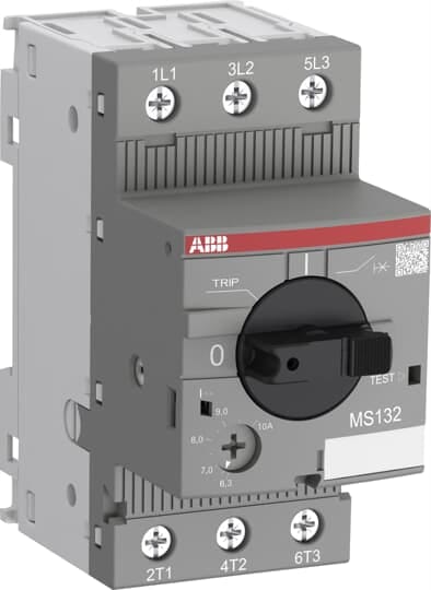 ABB - MS132 4,0-6,3A Interruttore SALVAMOTORE 100KA INTERR.