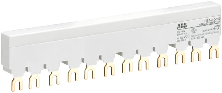 ABB - Barre coll. 100A x 4 MS132 PS1-4-0-100 - Accessorio essenziale per il tuo impianto elettrico.
