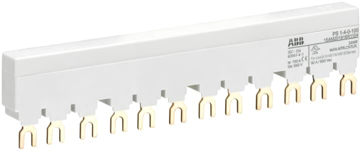 ABB - Barre coll. 100A x 4 MS132 PS1-4-0-100 - Accessorio essenziale per il tuo impianto elettrico.