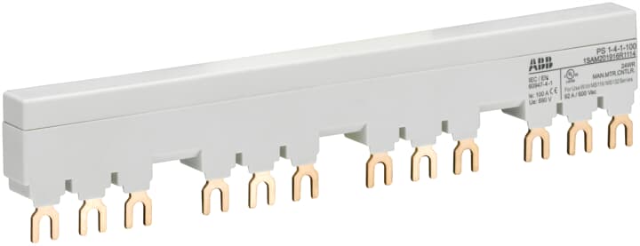 ABB - Barre coll. 100A x4 MS132+1AUX PS1-4-1-100.