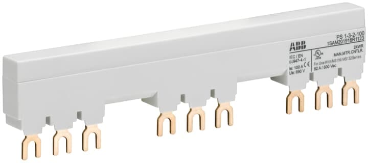 ABB - PS1-3-2-100 barre coll. 100A x3 MS132+2A + 2AUX.