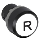 ABB - White Modular Reset Pushbutton KPR1-101W Pulsante di Reset.