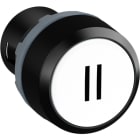 ABB - White modular reset pushbutton KPR1-103W.