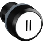 ABB - White modular reset pushbutton KPR1-103W.