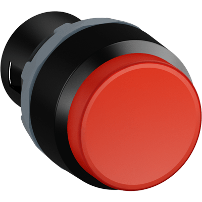 ABB - Red Modular Reset Pushbutton KPR2-100R Pulsante di Reset.