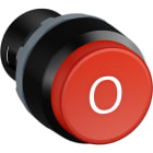 ABB - Pulsante di reset modulare rosso KPR2-105R.